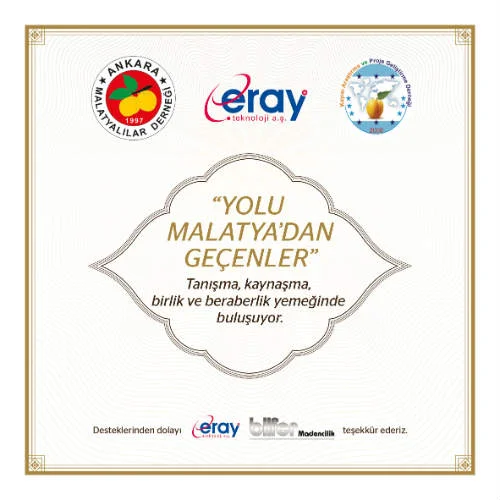 Yolu Malatya’dan Geçenler Ankara’da Bir Araya Geliyor