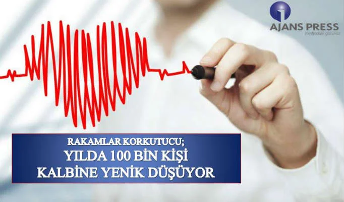 Türkiye’de her yıl ortalama 300 bin kişi kalp krizi geçiriyor