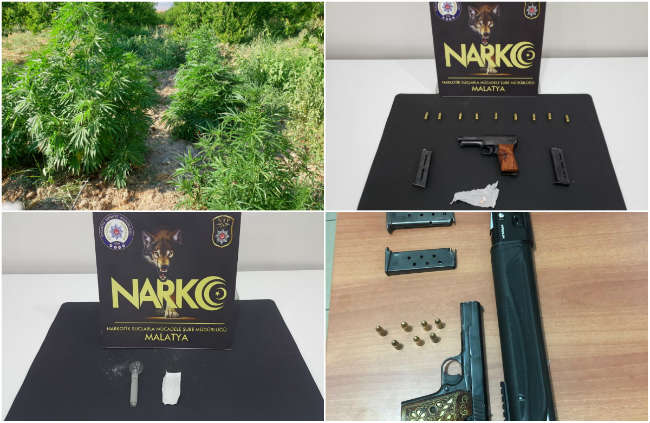 Malatya’da Uyuşturucu  Maddeler Ele Geçirildi