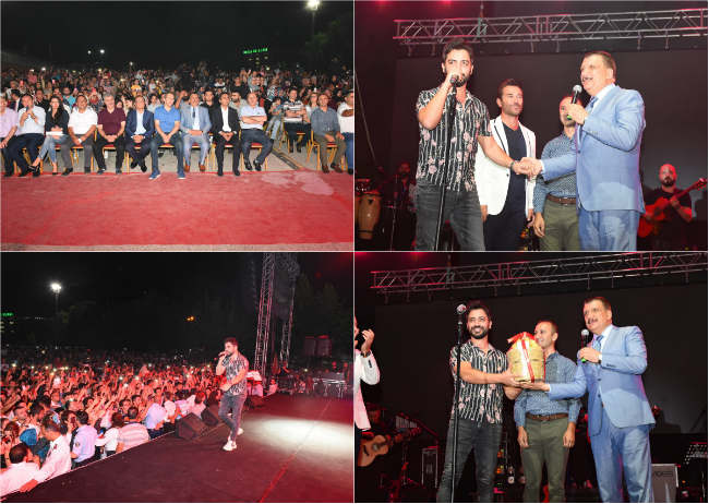 Malatya Kayısı Festivalinde Yusuf Güney müzikseverleri coşturdu