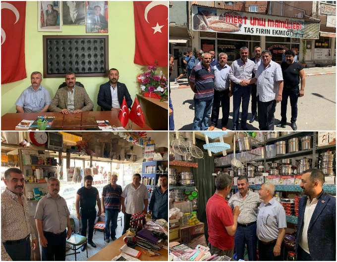 MHP Malatya İl Başkanı R.Bülent Avşar, ilçe gezilerine devam ediyor.