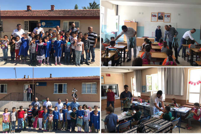 MHP Battalgazi İlçe Teşkilatından , 1071 Öğrenciye Kırtasiye Yardımı