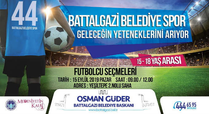 Battalgazi Belediye Spor Geleceğin Yeteneklerini Arıyor