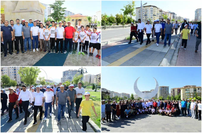 ‘Gelin Birlikte Yürüyelim’ sloganı altında ‘Yeşilyurt Yürüsün’ etkinliği düzenlendi