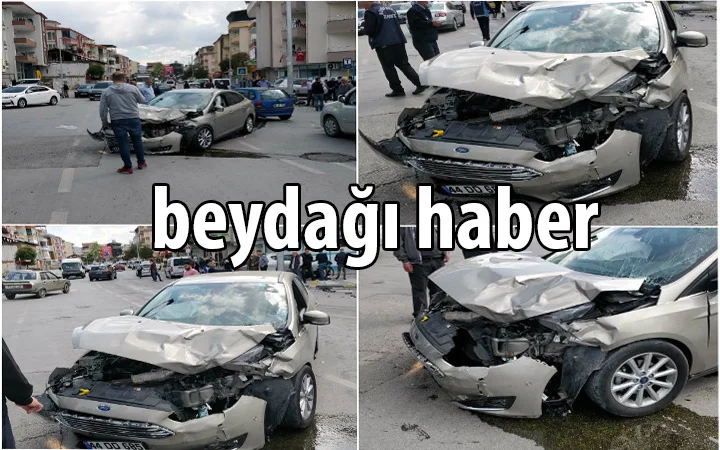 Özalper Mahallesinde Maddi Hasarlı Trafik Kazası Meydana Geldi