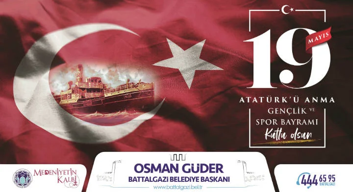 Güder, 19 Mayıs Atatürk’ü Anma, Gençlik Ve Spor Bayramı nedeniyle bir mesaj yayımladı.