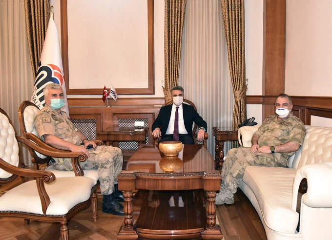 Tümgeneral Halis Zafer Koç, Vali Aydın Baruş’u Ziyaret Etti