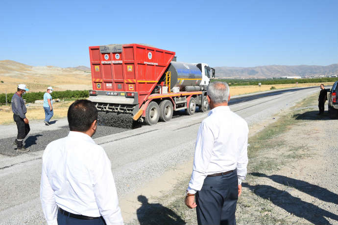 Battalgazi Belediyesi Soğuk asfalt üretim ve serim tesisi kurdu