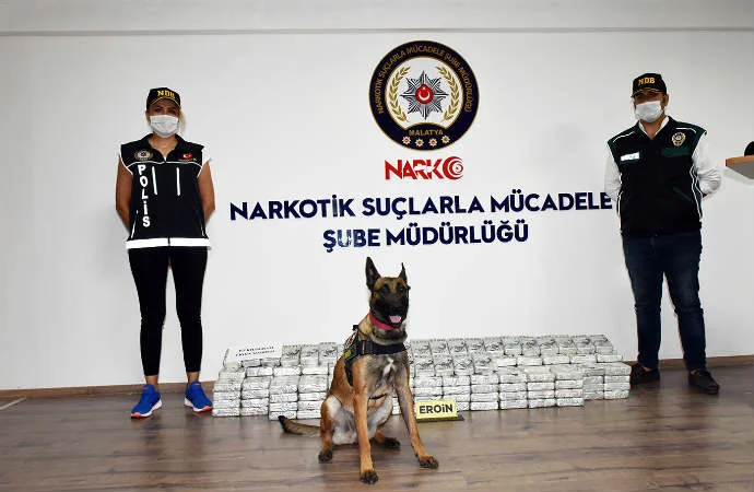 Malatya’da 195 Kg Eroin Ele Geçirildi