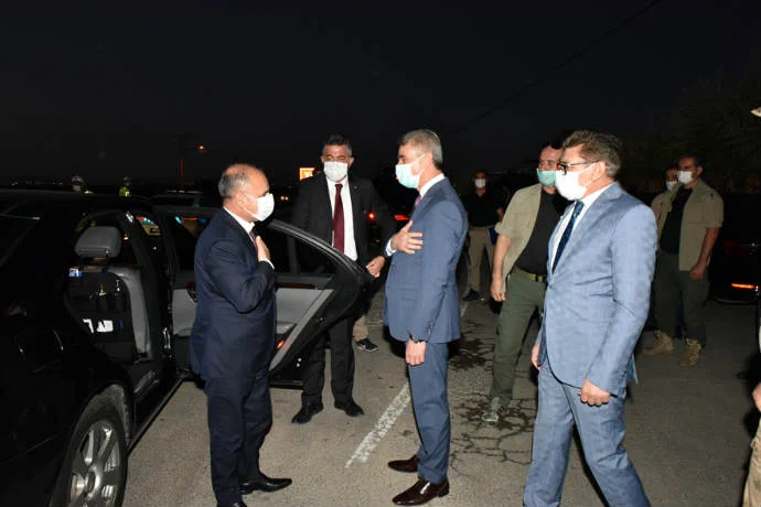 Emniyet Genel Müdürü Aktaş Trafik Kontrol Noktasını Ziyaret Etti