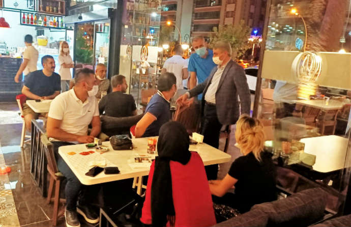 Vali Baruş Hafta Sonu Koronavirüs Tedbirlerini Denetledi