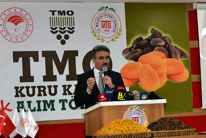  Kuru Kayısı Alım Fiyatı Açıklandı