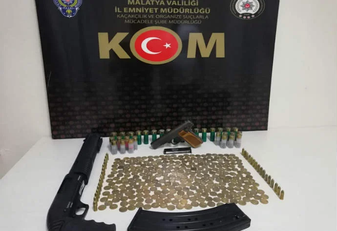 Malatya’da 289 adet sikke ele geçirildi