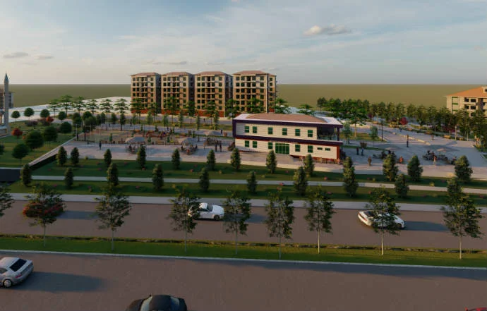 2 katlı Semt Kütüphanesi Merkez Beydağı Mahallesine kazandırılacak.