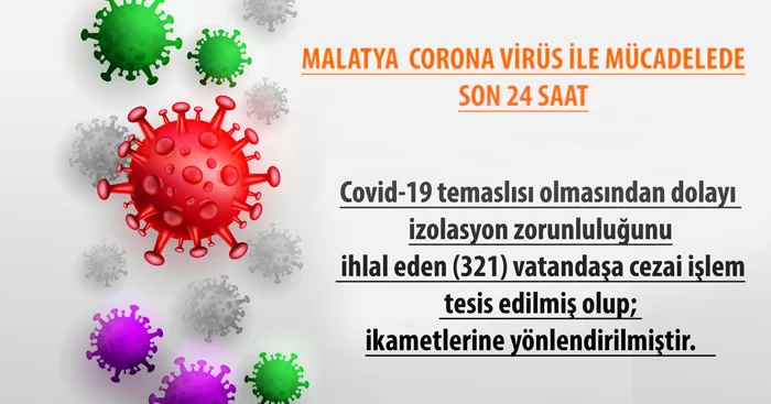 Malatya’da Corona Virüs İle Mücadelede Son 24 Saat 20 Kasim 2020