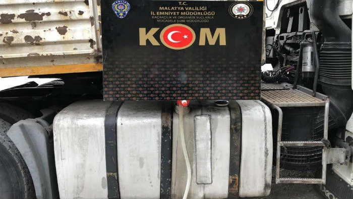Malatya’da 590 litre kaçak akaryakıt ele geçirildi