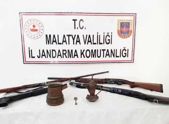 Malatya İl J.K.lığından Tarihi Eser Kaçakçılarına Operasyon.