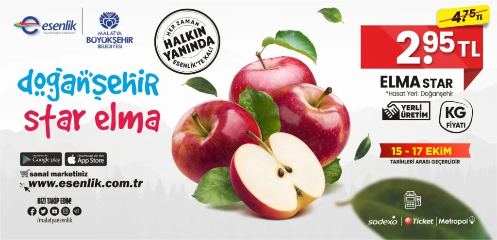 Doğanşehir’in verimli tarlalarından sofralarınıza uzanan vitamin deposu