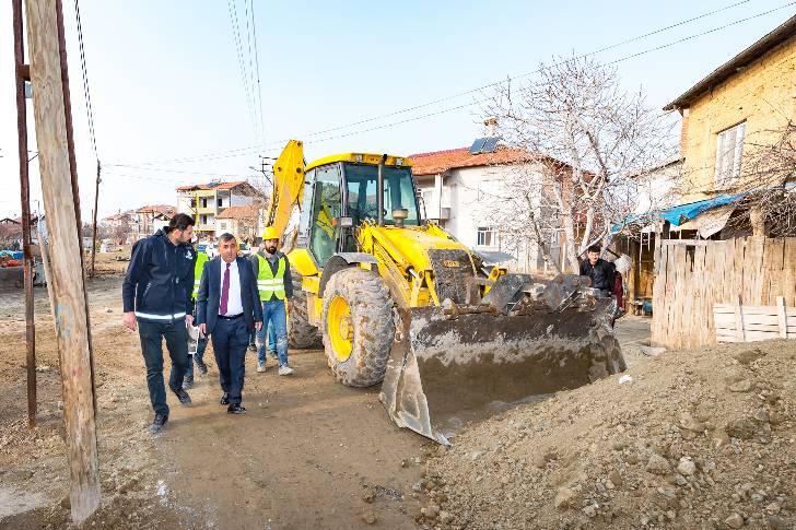 Maski Topsöğüt’ün Kanalizasyon Hatlarını Yeniliyor