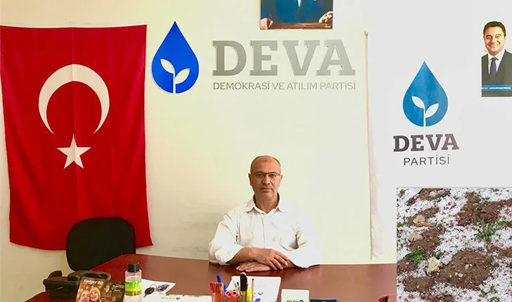 Deva Partisi Hekimhan İlçe Başkanı Hacı Bayram Çavuş doludan  zarar gören çiftçilerin mağduriyetlerinin giderilmesini istedi. 04 Mayıs 2022