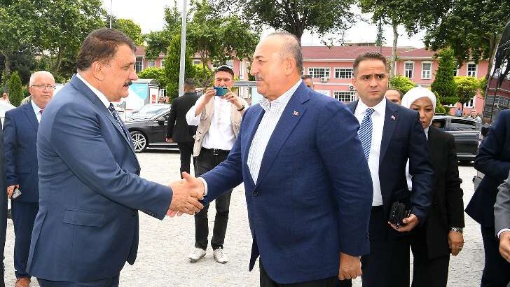 Dışişleri Bakanı Mevlüt Çavuşoğlu’ndan Başkan Gürkan’a ziyaret