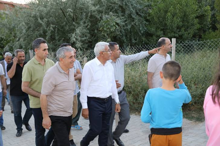 Başkan Güder, Orduzu Şanlıkaya mahallesindeki vatandaşlarla bir araya geldi