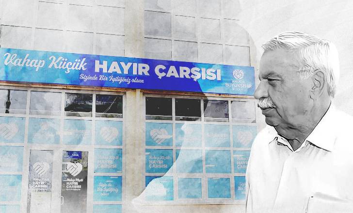 Hayır Çarşısı’na, Vahap Küçük’ün oğlu Yusuf Küçük tarafından 1 milyon 500 bin liralık temel gıda ve ihtiyaç malzemesi bağışı yapıldı.