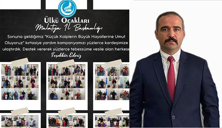 Ülkü Ocakları Malatya İl Başkanlığı’nca, Küçük Kalplerin Büyük Hayallerine Umut Oluyoruz Kampanyası Düzenlendi