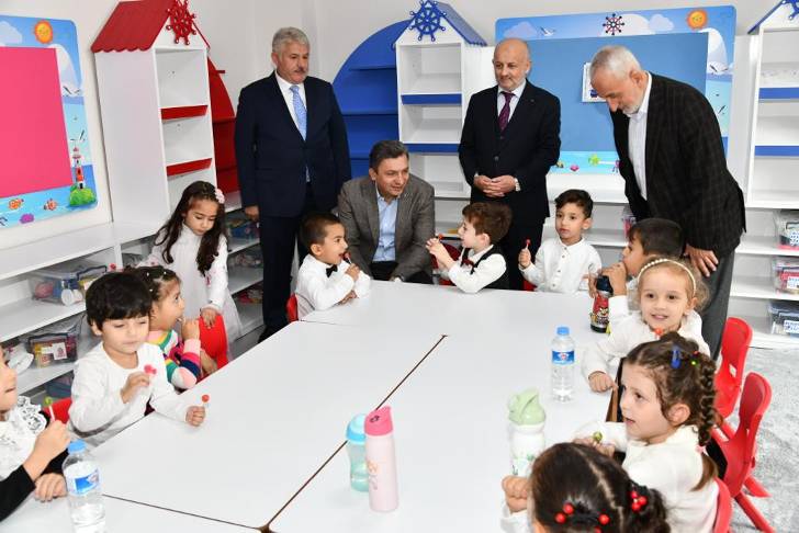 İlyas Mahallesinde yaptırılan 4-6 yaş Kur’an Kursu dualarla açıldı.