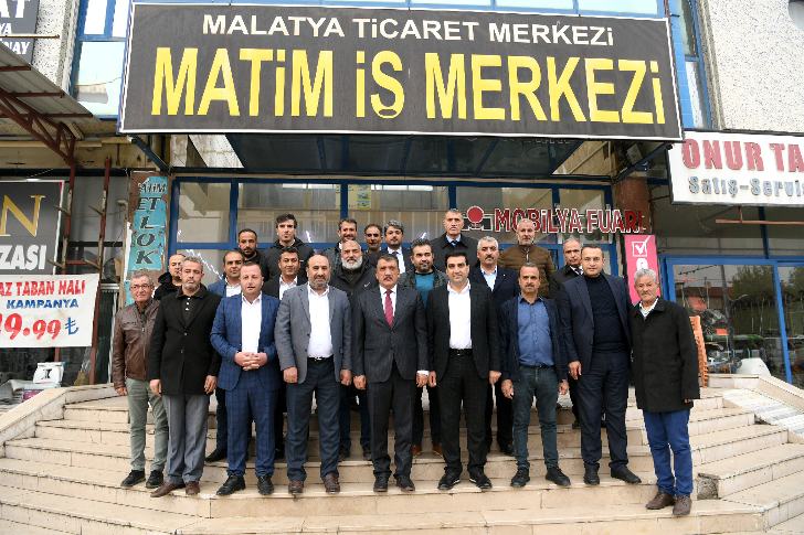 Başkan Gürkan, MATİM İş Merkezi’ni ziyaret etti.