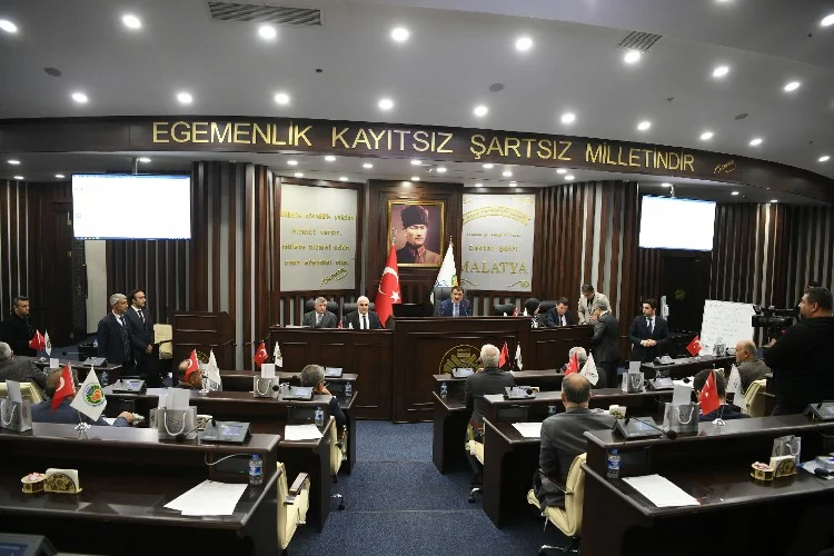 Malatya Büyükşehir Belediyesi 2023 yılının ilk meclis toplantısını yaptı
