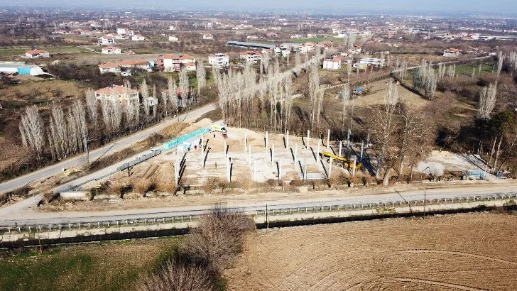 Battalgazi’deki Tekstilkent Projesi’nde çalışmalar tüm hızıyla devam ediyor.