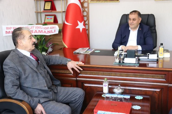 Keskin’den MHP İl Başkanı Gök’e hayırlı olsun ziyareti
