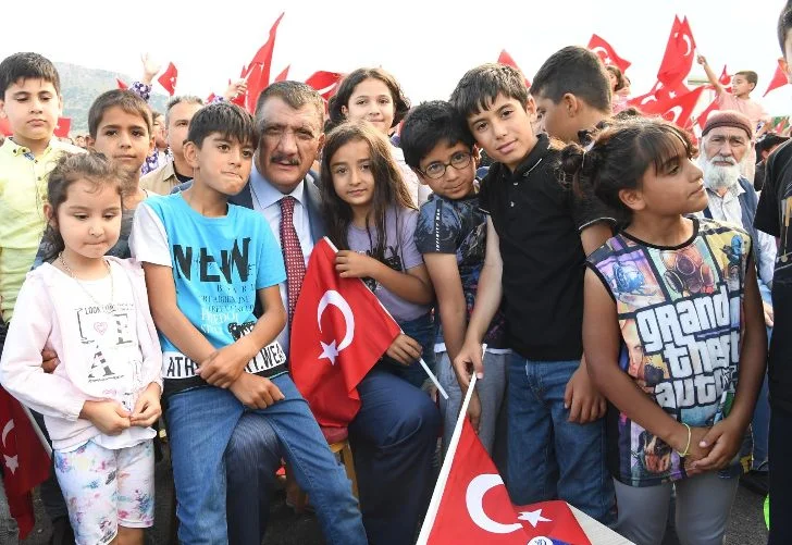 Konteyner Kent Alanında, yılsonu etkinliği şenlikleri düzenlendi.