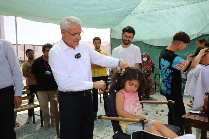Battalgazi Belediyesi’nden Depremzede Çocuklara Ücretsiz Saç Bakımı