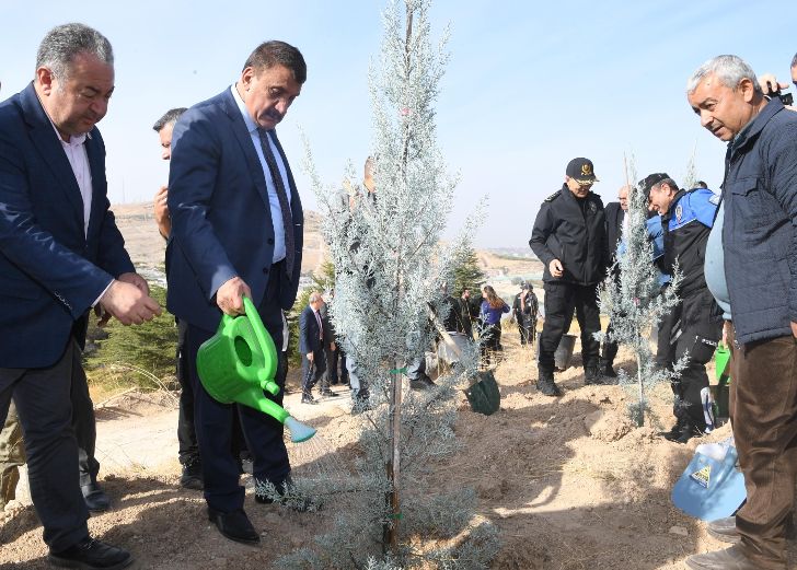 Orduzu Pınarbaşı’nda Fidan Dikim Töreni düzenlendi.