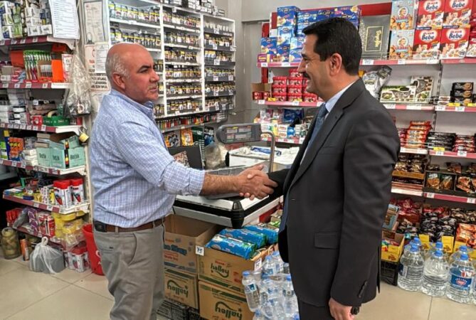 Başkan Taşkın, Esnafın Taleplerini Yerinde Dinliyor: “Yeniden Yapılanma Sürecinde Yanınızdayız”