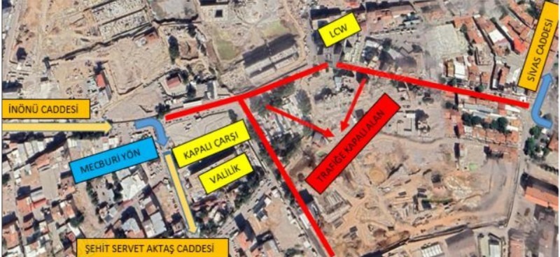 Malatya İnönü Caddesi’nde Kritik Trafik Düzenlemesi Başladı! (26-29 Eylül)