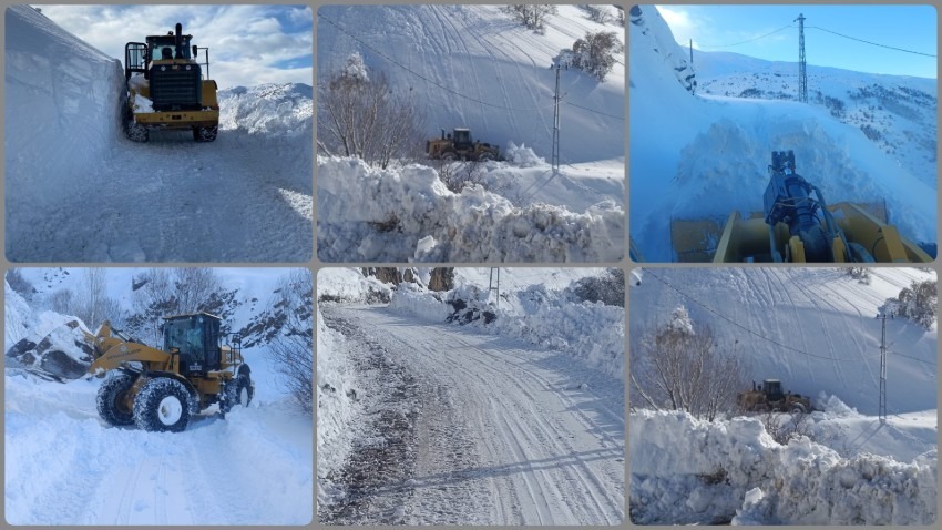 Battalgazi’de Karla Mücadele Aralıksız Sürüyor: Ekipler Kırsalda Seferber Oldu