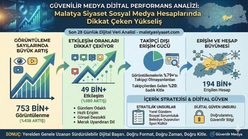 MalatyaSiyaset.Com, Sosyal Medya Hesaplarında Dikkat Çeken Yükseliş