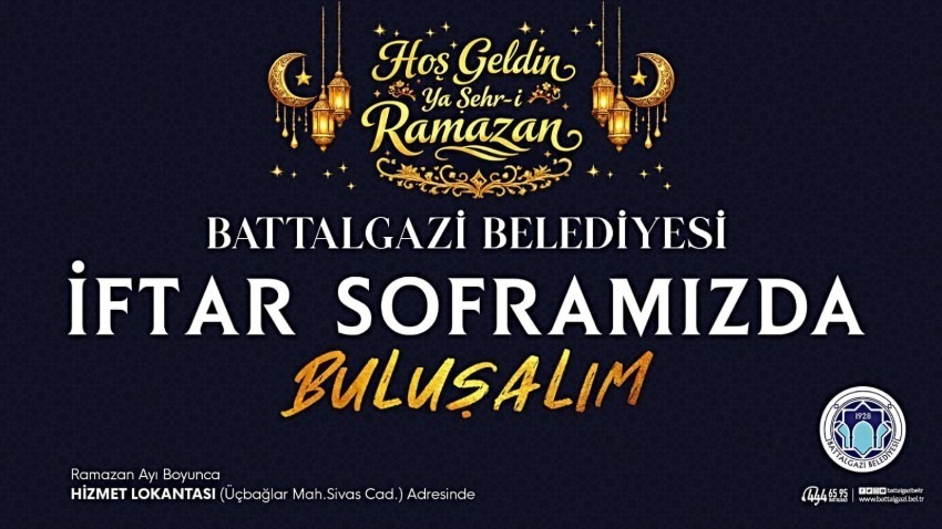 Battalgazi’de Ramazan Bereketi: Gönül Sofraları Bu Yıl “Hizmet Lokantası”nda Kuruluyor