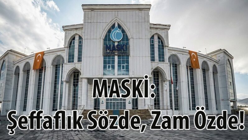 Başkan Yağlıcı : Su Bedeli Bahane, Ek Kalemler Şahane! Bu Soygunu Durdurun.