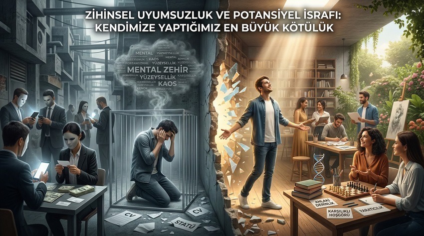 Zihinsel Uyumsuzluk ve Potansiyel İsrafı: Kendimize Yaptığımız En Büyük Kötülük