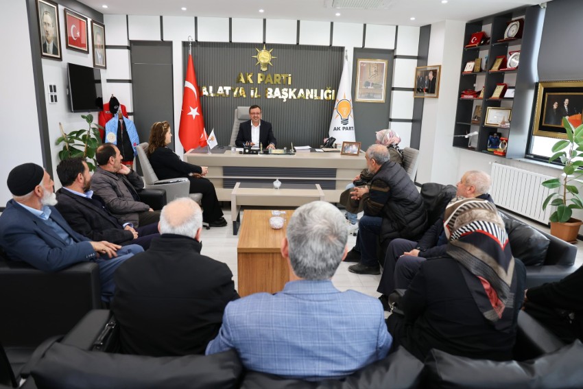 Ak Parti Malatya İl Başkanı Ali Bakan: “Milletimizle omuz omuza Malatya için çalışıyoruz”