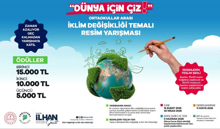 Yeşilyurt Belediyesi’nden Çevre Bilincini Sanatla Buluşturan Hamle