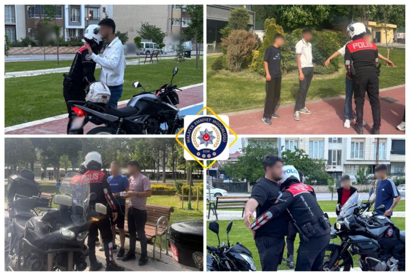 Malatya’da Park ve Mesire Alanlarında Güvenlik Çemberi: Motosikletli Polis Timlerinden Sıkı Denetim