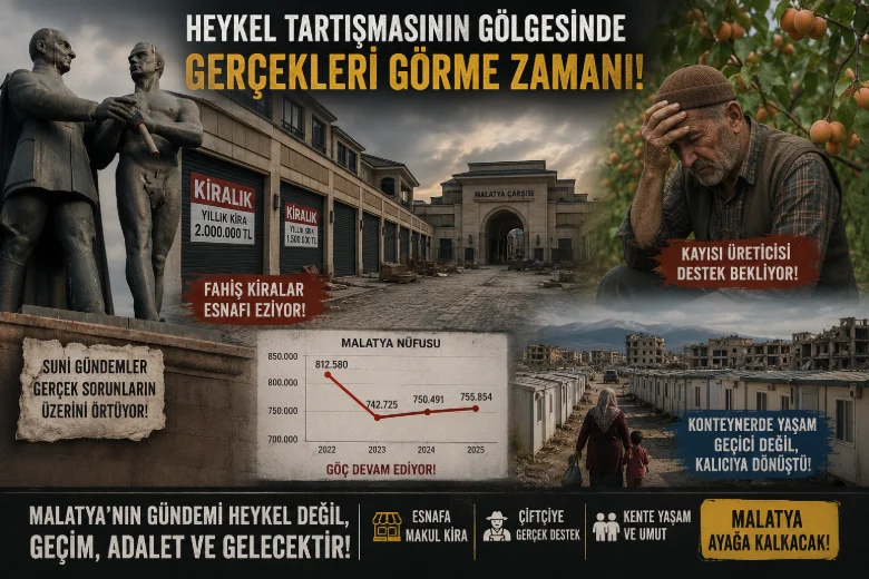 Malatya’da Heykel Tartışması Gerçek Yaraları Örtüyor mu?