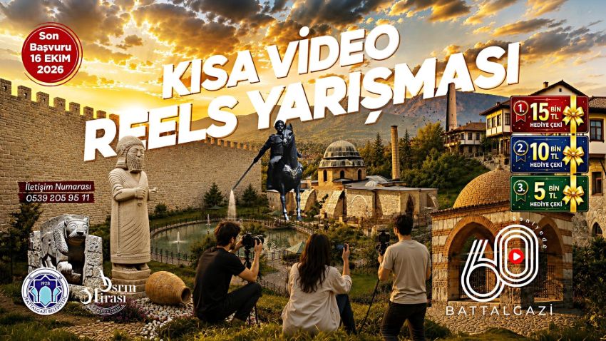 Battalgazi’nin Güzelliklerini 60 Saniyede Anlat, 30 Bin TL Ödülü Yakala: Başvurular Başladı