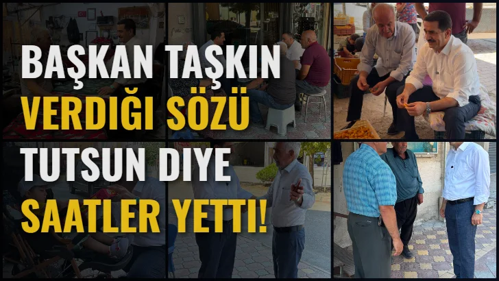 Hidayet Mahallesi’nde Sahaya İnen Başkan Taşkın’dan Anında Çözüm